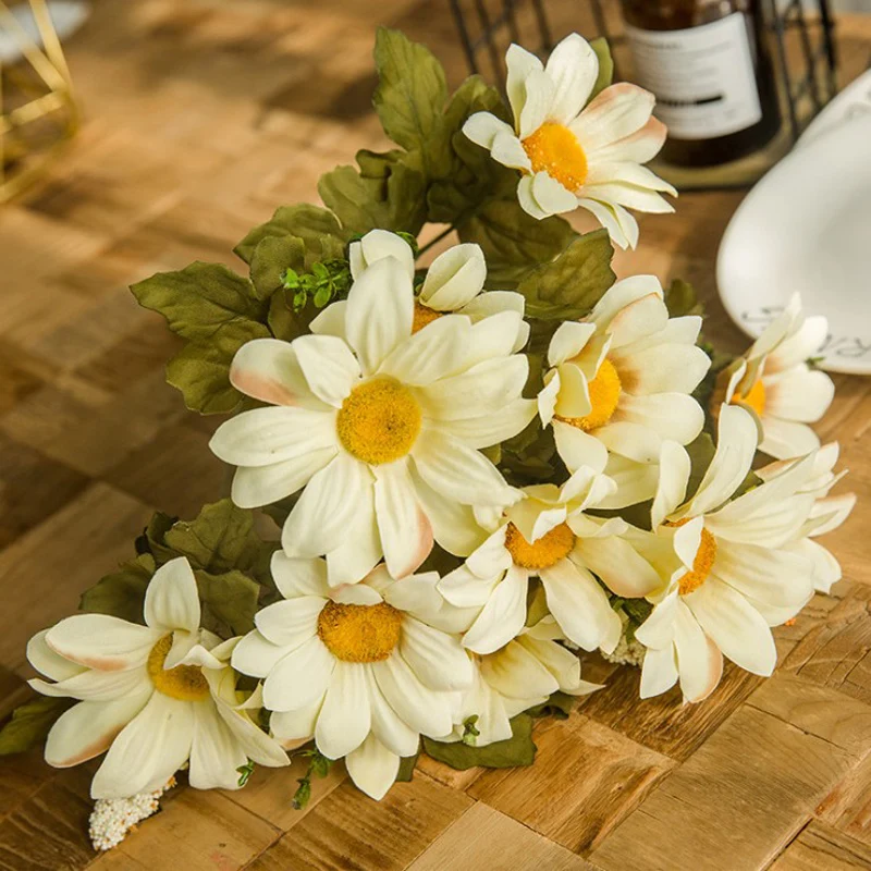 

Silk flower big daisy-daisy-field household simulation flowers artificial flowers artificial bouquet