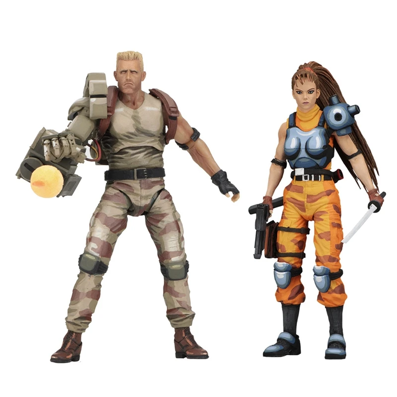 

NECA Original Alien Dredator Dvtch And Linn Action Figure Toy Brinquedos Figurals Model Gift