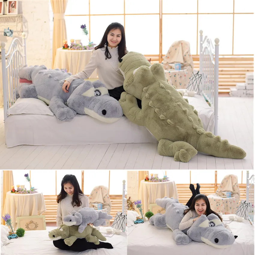 Большой костюм крокодила Аллигатор плюшевые гигантские мягкие животные Подушка Мягкие игрушки мягкие животные подушка