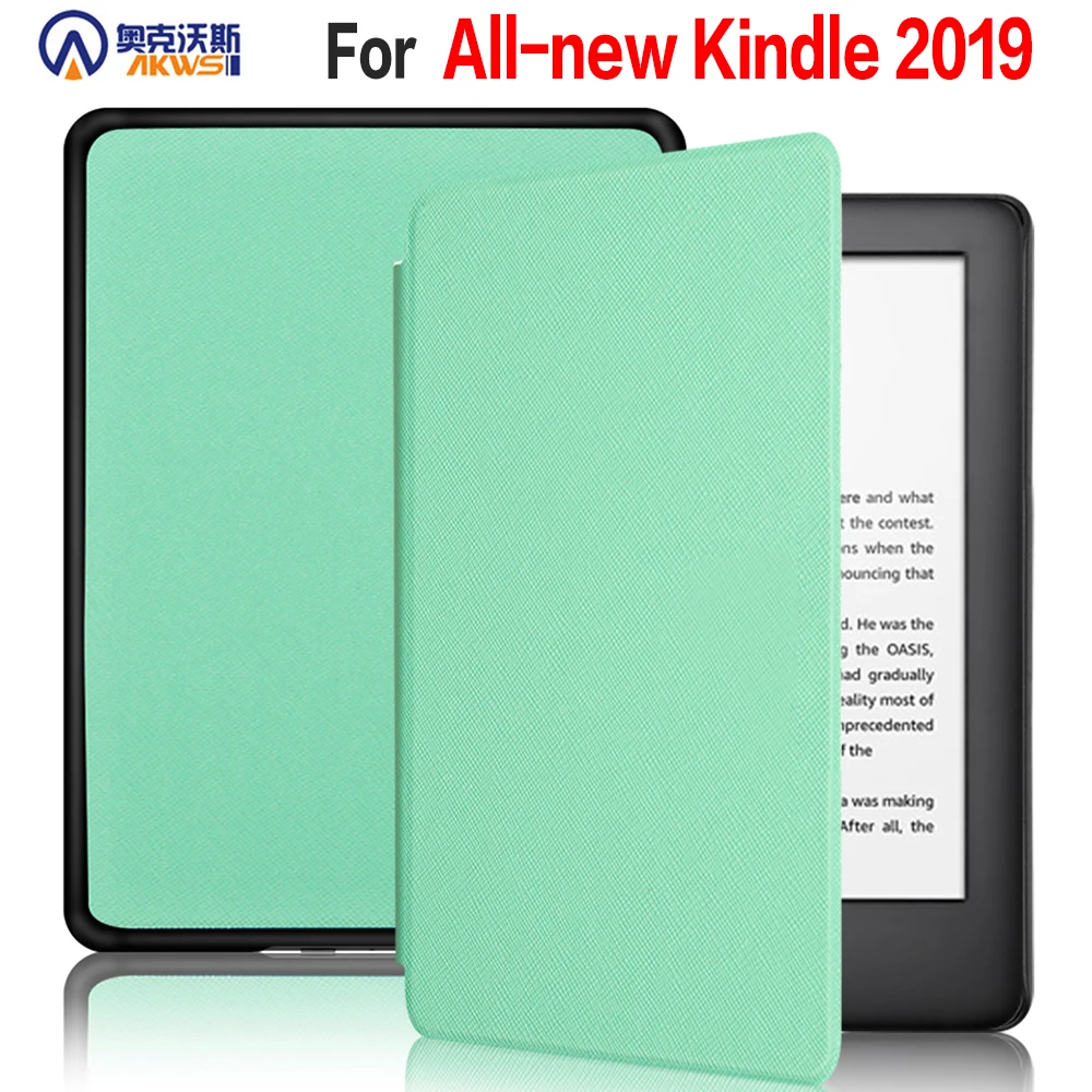 

Walkers Ultra Slim Magnetic Stand PU Leather Case for 2019 Released Amazon All-new Kindle 10th 6 Inch E-book Cover Case +gift
