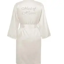 Женский банный халат-кимоно большого размера бордового цвета, женское платье из искусственного шелковое кимоно-юката, ночная рубашка для сна, Женская пижама, Ftg01