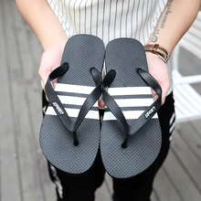 COOLVFATBO/Лидер продаж; Летняя обувь на резиновой подошве; модные Вьетнамки; мужские сандалии; мужские пляжные тапочки на плоской подошве; брендовая мужская обувь хорошего качества