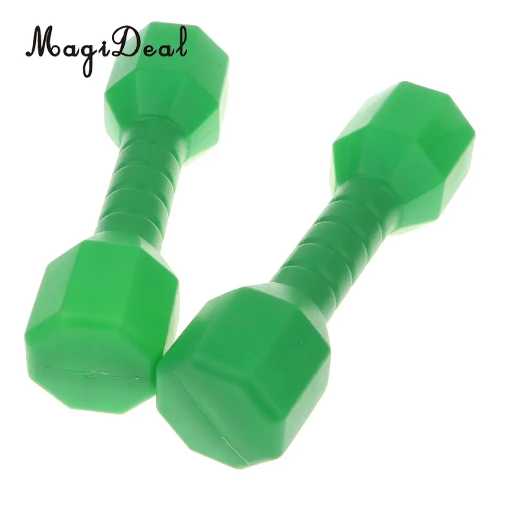 1 Pair Plastic Children Outdoor Sports Lightweight Dumbbell Outdoor Fitness Exercise Kids Kindergarten Toy