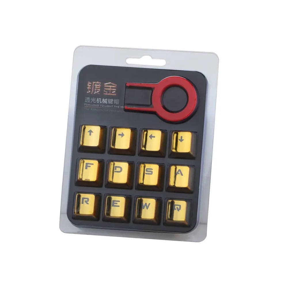 Колпачки для клавиш PBT Doubleshot Injection WASD набор механических колпачков клавиатуры с