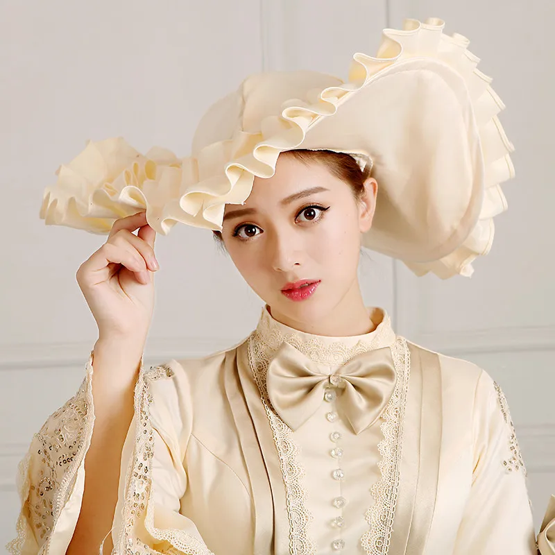Champagne Court Bown Stage Costumes Elegance Queen Dress (4)