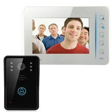 YobangSecurity 1-Camera 1-Monitor 7″ Video DoorPhone Video Intercom Home Doorbell System IR Night Vision Hands Free intercom