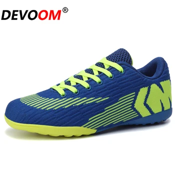 

New Soccer Shoes Men Boys Flyknit Soccer Cleats Football Shoes Breathable Training Football Boots zapatos de futbol profesionale