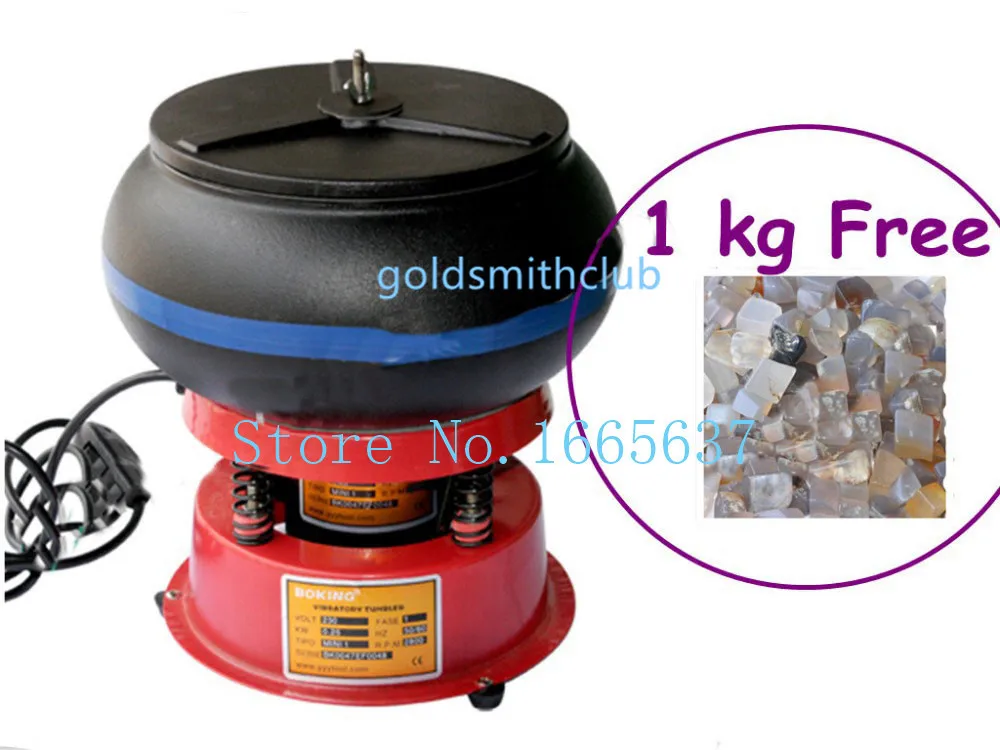 Mini Jewelry Tools Vibratory Tumbler +(Free) 1kg Agata Beads, Vibrator Rock Tumbler Jewelry Polishing Machine 8 Mini Jewelry Tools Vibratory Tumbler +(Free) 1kg Agata Beads, Vibrator Rock Tumbler Jewelry Polishing Machine 8
