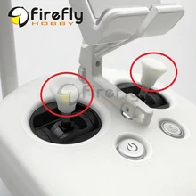 1 par remoto controlador pulgar tapa de balancines joystick para dji phantom 4/pro/pro +/3/2 inspire 1