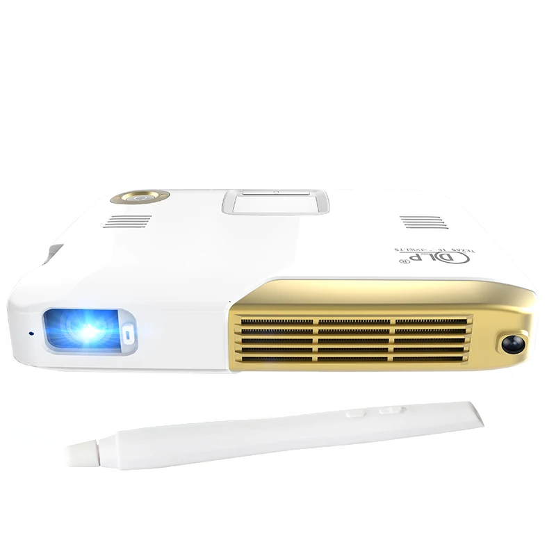 Interactive Touch Screen IWB Full HD 1080p Mini LED Projector Android Portable Education DLP 4K Business Home Projectors WIFI