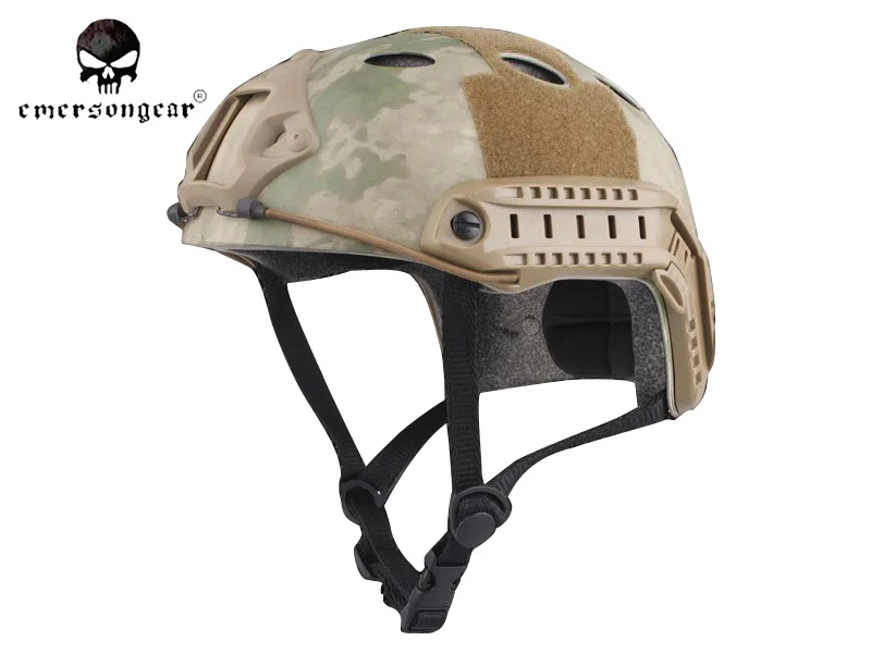 Emerson Fast шлем Шлем PJ Тип экономичная версия ВОЕННАЯ Униформа Airsoft Боевой шлем спасение с помощью парашютистов, прыжок мультикам черный EM8811