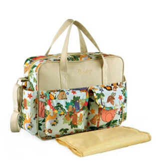 

Waterproof Multifunctional Baby Diaper Bags Backpacks Mummy Bags Nappy Backpacks Baby Nappy Floral Style Traveling bag
