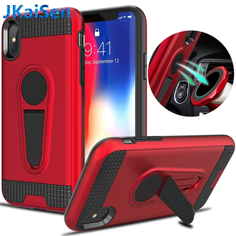 

Magnetic Suction Phone Case For iPhone 6 6S 7 8 Plus Luxury Shockproof Holder Cases For Apple X XR XS MAX Cover Accessories
