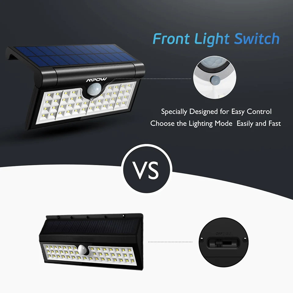 Mpow CD131 42 LED Solar Lights Portable Foldable Outdoor Camp Solar Lamp (5)