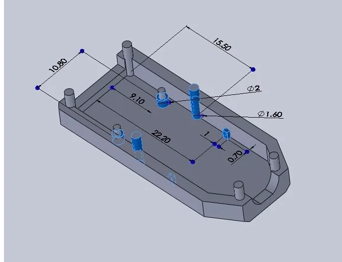 100 шт./лот Электронный пластиковый распределительный ящик abs usb корпус для прибора пластиковый корпус