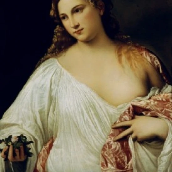 Flora   Titian  (1487 -1576/Venetian)   Galleria degli Uffizi  Florence  Poster Print (18 x 24)