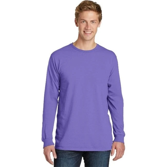 Port & Company PC099LS Mens Pigment-Dyed Long Sleeve Tees Amethyst - 3XL