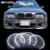 Для Bmw E46/E39/E38 E36 Angel Eyes 3 5 7 серии HID Стиль COB Огни Halo Кольца Модернизации DIY Kit 131 мм * 4 Белый Автомобиль укладки