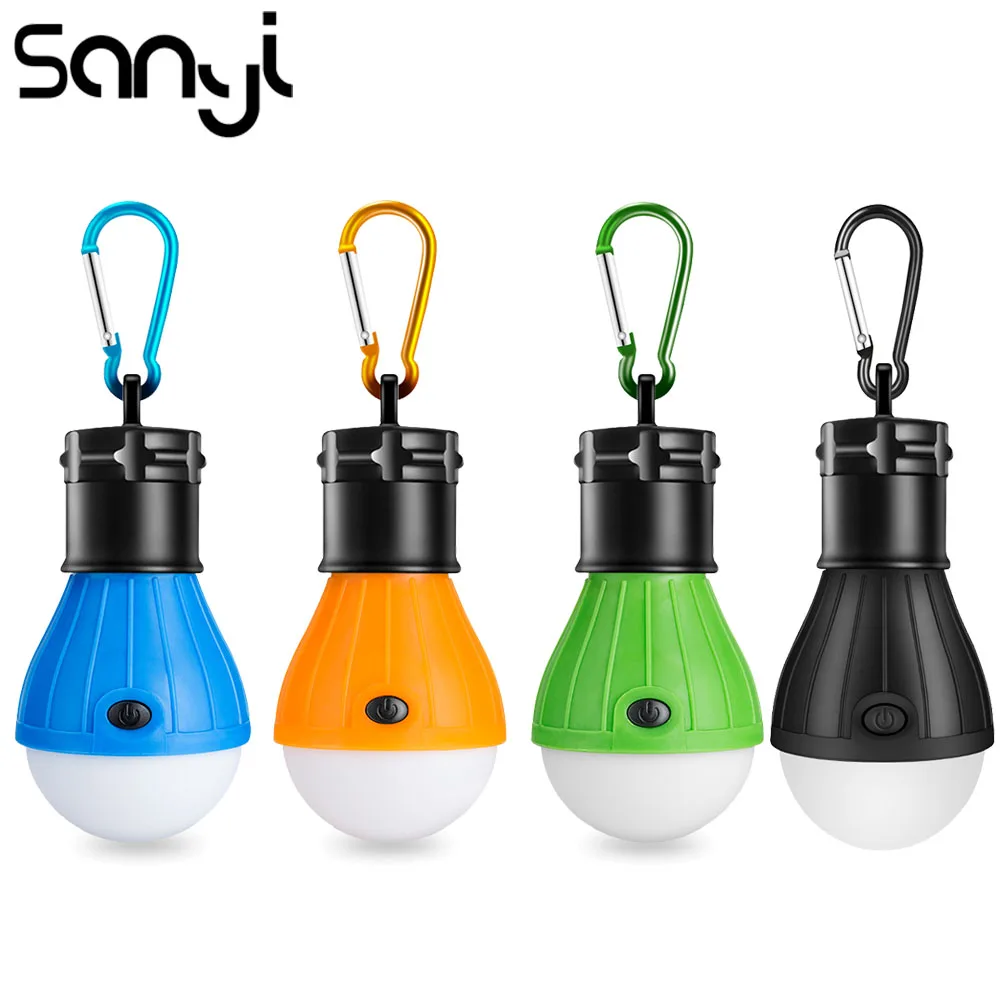 SANYI 3 светодиодный светильник для палатки, подвесной крючок, портативный фонарь для кемпинга, открытый SOS Аварийный Рабочий светильник