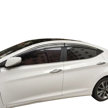 preço Para Hyundai Elantra Sedan 2011-2014 Viseiras Da Janela Toldos Viseira Defletor Vento Chuva Ventilação Guarda Pçs/set