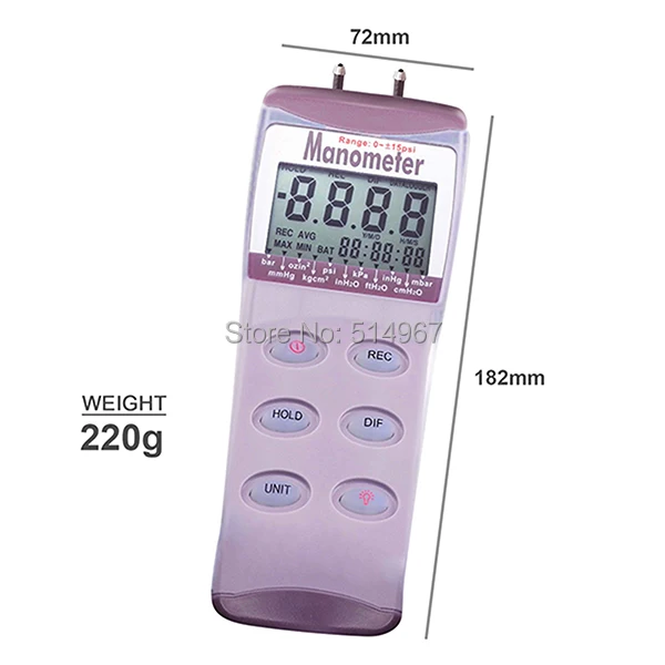 gain-express-gainexpress-Manometer-MA215-dimensions