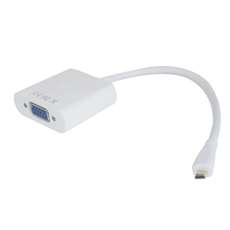 Адаптер Micro HDMI VGA для планшетов и телефонов Acer A500 TF201 Playbook Moto|vga adapter|to vgavga to vga adapter |