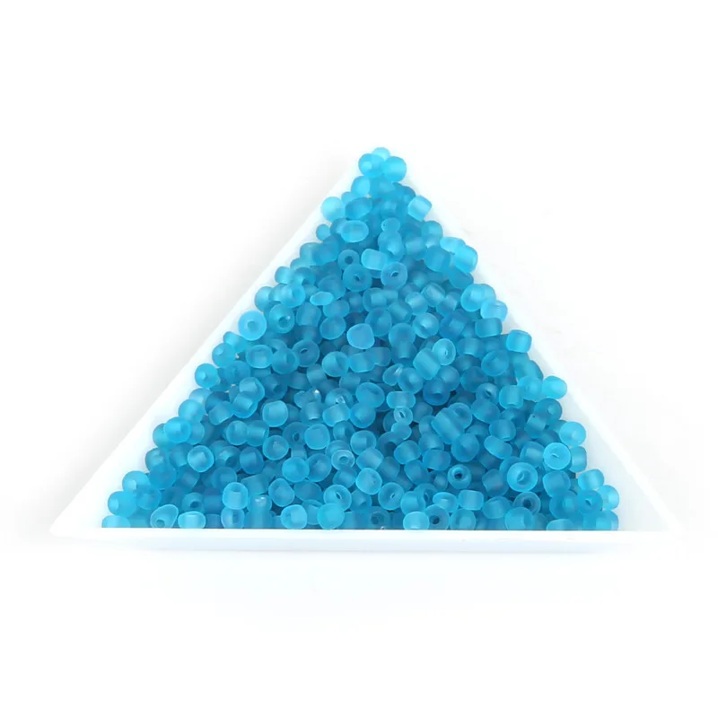 

3mm Approx 1000pcs Round Loose Spacer Glass Matte Seed Beads For Jewelry Making DIY/Handmade