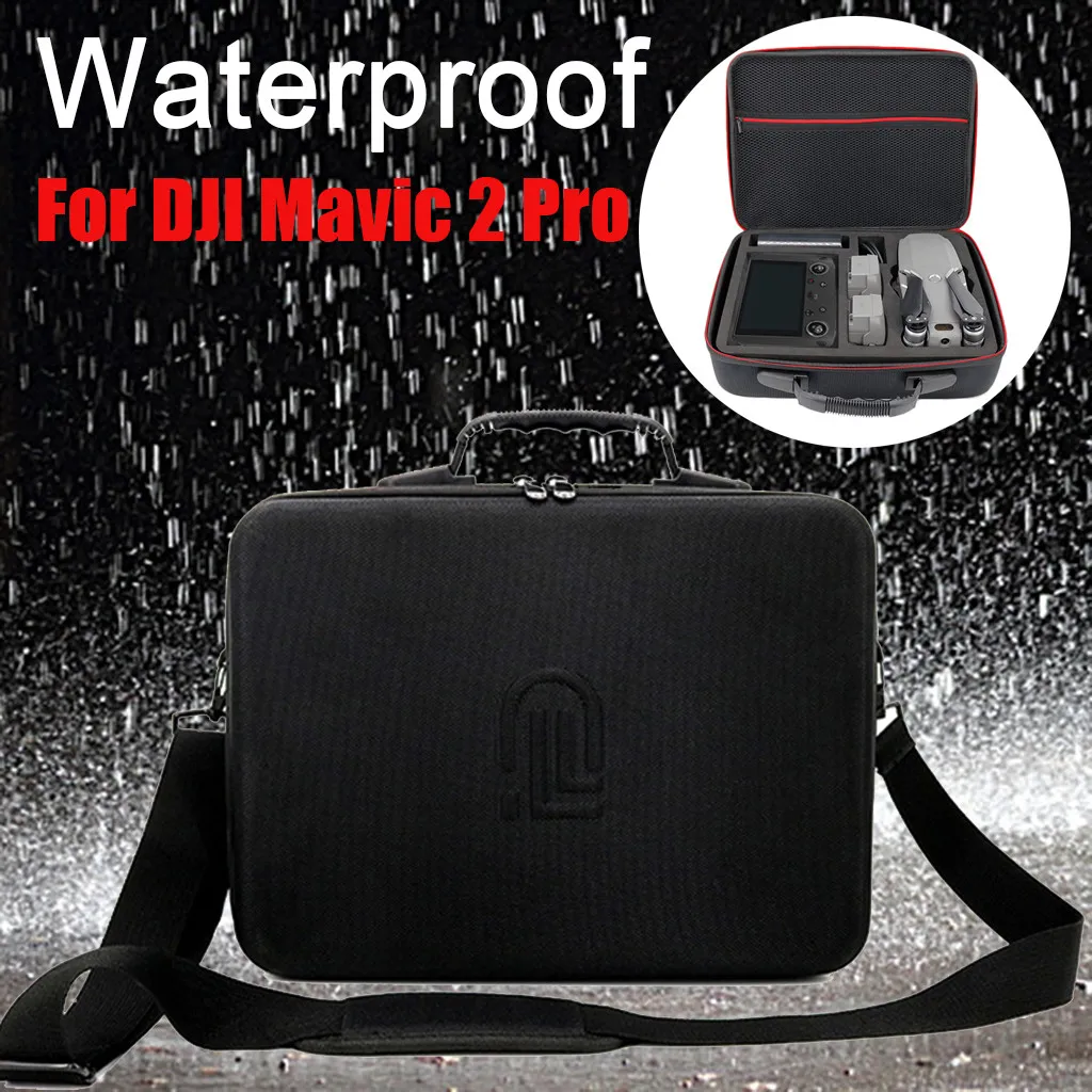 

Waterproof PU Handbag Storage Bag Carrying Case for DJI Mavic 2 & Smart Controller Batteries Accessories