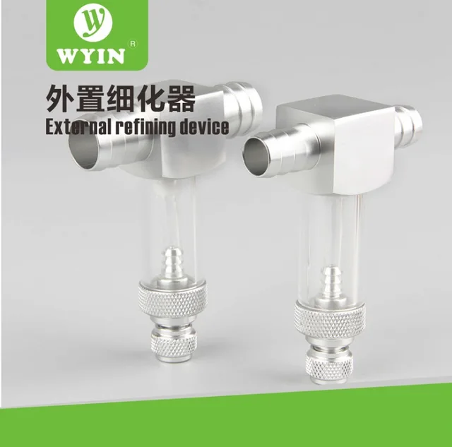 bubble counter co2 aluminum