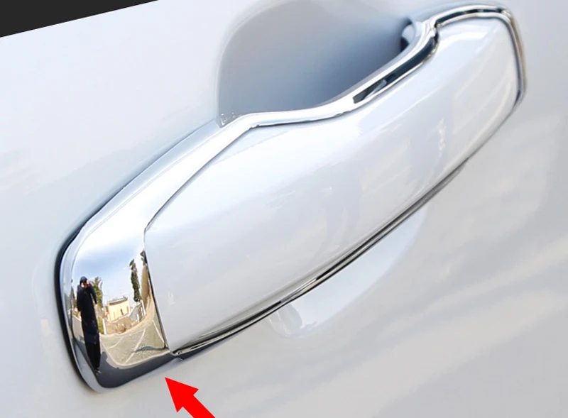 

For VOLVO S90 V90 2017 2018 2019 ABS Chrome Exterior Car Door Handle Frame Cover Trim 4pcs Car Styling