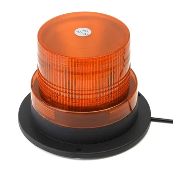 4" Inch Dome 12 LED Magnet Mount Construction Vehicle Car Warning Strobe Light Beacon Amber Red Blue Police Flashing Lights 1