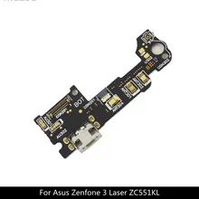 Запасные части для Asus Zenfone 3 Laser ZC551KL док-станция разъем Micro USB зарядное устройство зарядный порт микрофон с гибким кабелем плата