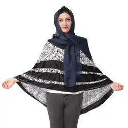 Новый Абаи в Дубайский мусульманский халат паранджу Kuftan пакистанских моды с длинным рукавом печать мусульманский плащ Топ Арабская одежда