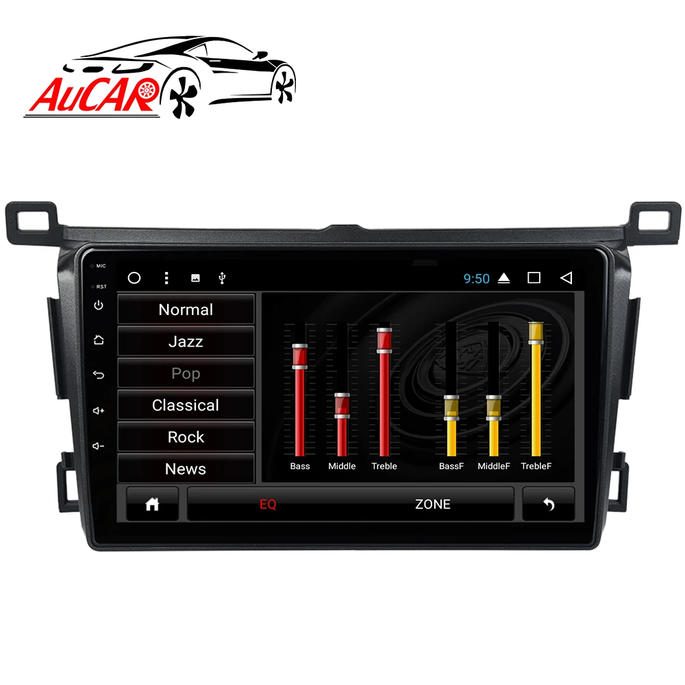 Cheap 9" 2 Din 1 Din Android 8.1 Car Radio for Toyota RAV4 2013 2014 2015 2016 2017 2018 2019 Stereo Video GPS Multimedia 2