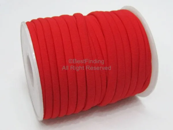 

Red Elastic lycra cord Stitched lycra cord Lycra strip