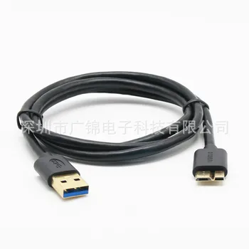 

USB 3.0 to Micro USB 3.0 Data Cable Gold-Plated Adapter Black Wire for Mobile Hard Drive Samsung Note3/S5