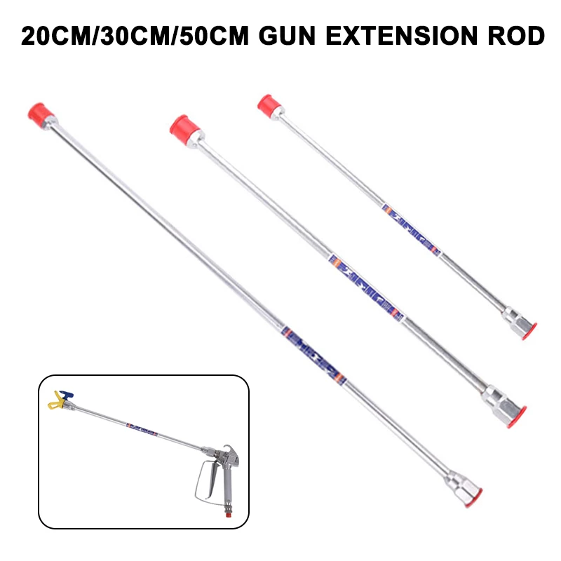 

Newest Airless Paint Sprayer Extension Pole 20cm/30cm/50cm Extension Rod with Spray Nozzle Seat