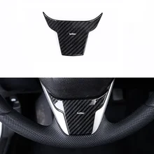 Аксессуары для салона автомобиля из углеродного волокна для Honda Civic 10th Sedan Чехлы рулевого колеса автомобиля накладка наклейка