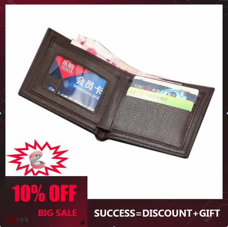 

male wallet leather pocket small handbag-f- wallet luxury money bag phone wallets purse porte feuille homme portafoglio uomo