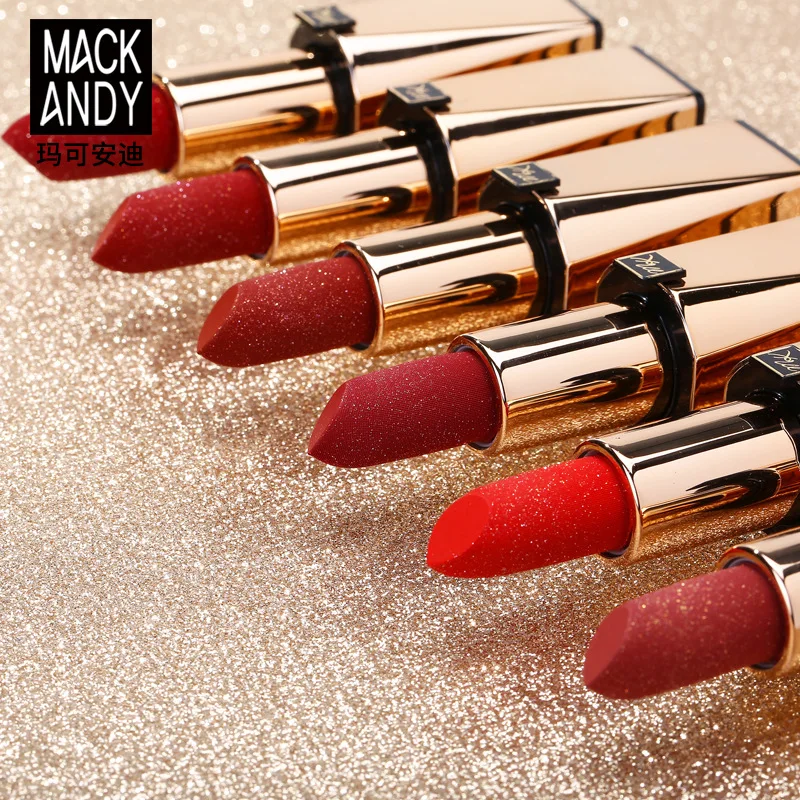 High end Brand Velvet Matte Lipstick Glitter Lip Tint Lips Makeup