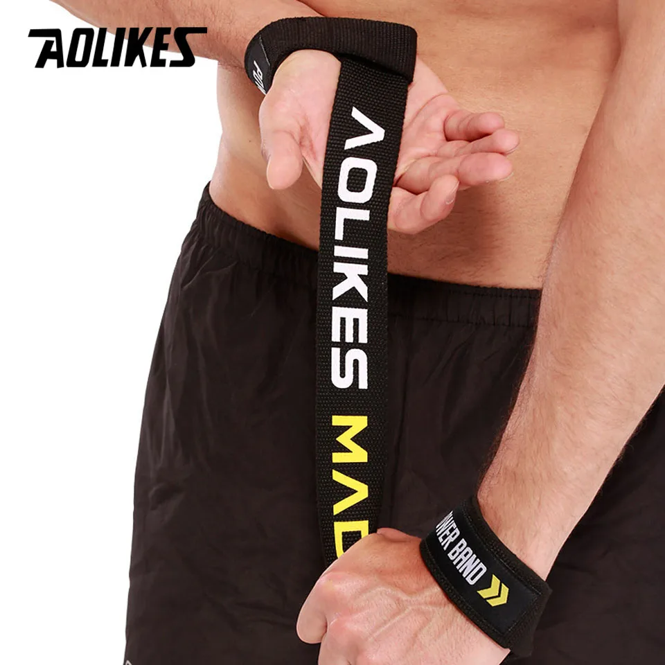 AOLIKES Weightlifting Wristband Sport Professional Training Hand Bands
