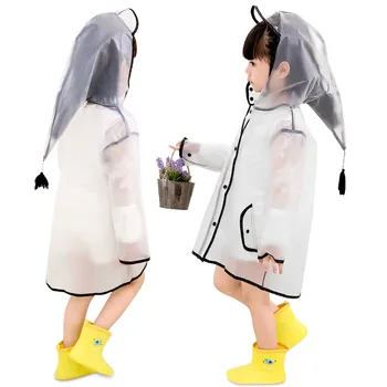 

Children's raincoat girls raincoat children's poncho waterproof poncho poncho visor transparent little boy raincoat boys baby Ko