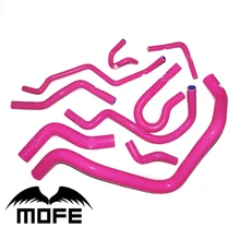 Mofe – tuyau de radiateur en Silicone rose D15, 9 pièces, pour Civic K6 SOHC D16 EG6 1992 ~ 1997