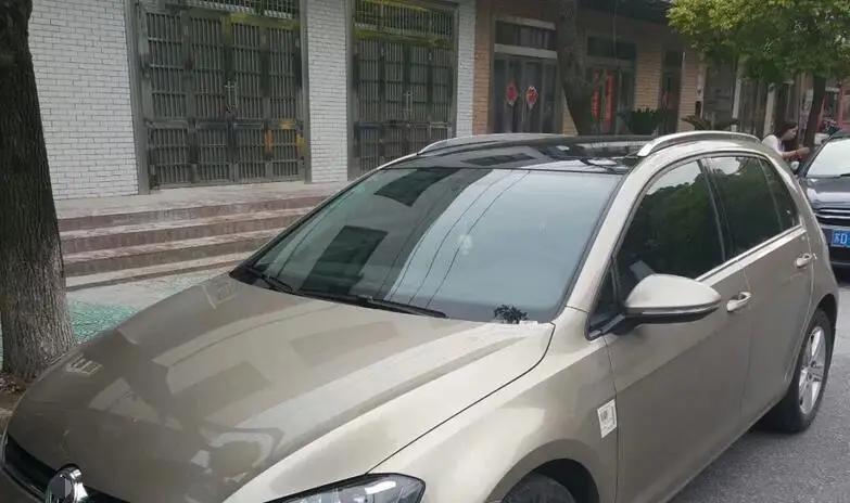 عالية الجودة فضة الألومنيوم الجانب سقف السكك الحديدية بار ل volkswagen vw golf 6 7 2010-2017