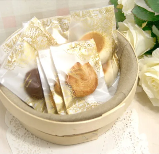 Whole Lace Hot Seal Plastic Cookie Candy Bags Cake Container For Whole Lace Hot Seal Plastic Cookie Candy Bags Cake Container For Bakery Food Packaging Wedding Party Supplies In Gift Wring From Home