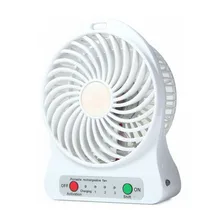 Портативный мини USB Перезаряжаемый вентилятор Многофункциональный Компактный фен с светодиодный свет Сильный охлаждающий летний с использованием