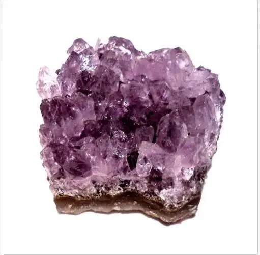 Лот из 5: селестит с цитрином, с аметистом ясный и Смоки гроздь кристаллов кварца геоде