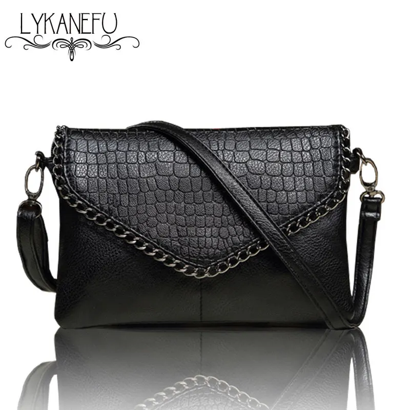 LYKANEFU عارضة صغيرة حقيبة للنساء رسول حقائب للنساء حقائب الكتف Crossbody الأسود مخلب محفظة و حقيبة يد سعر الدولار