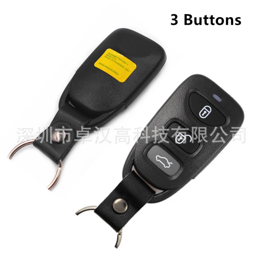 

For Hyundai Santamo StellarPorter 2 Santa Fe Instead of Original Factory Auto Car Key KEHY 3 Buttons Change Car Key Shell