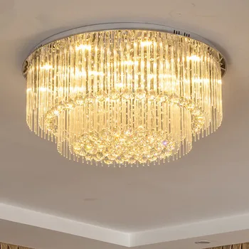 

Modern led Crystal Large Round ceiling light for Living Room Bedroom Decoration Ceiling Lamp Indoor Lighting Fixture